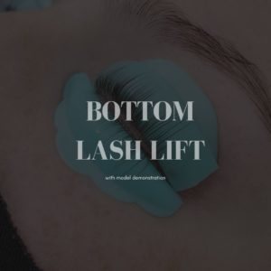 bottom lash lift